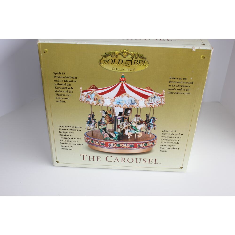 NEW In Open Box Mr. Christmas 2003 The Carousel - 30 Songs - Carousel Rare Mint